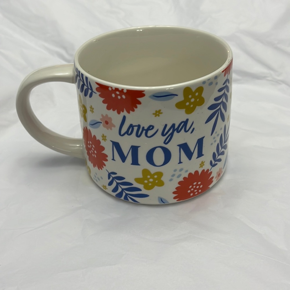 NWT Parker lane Love Ya Mom floral boho coffee mug